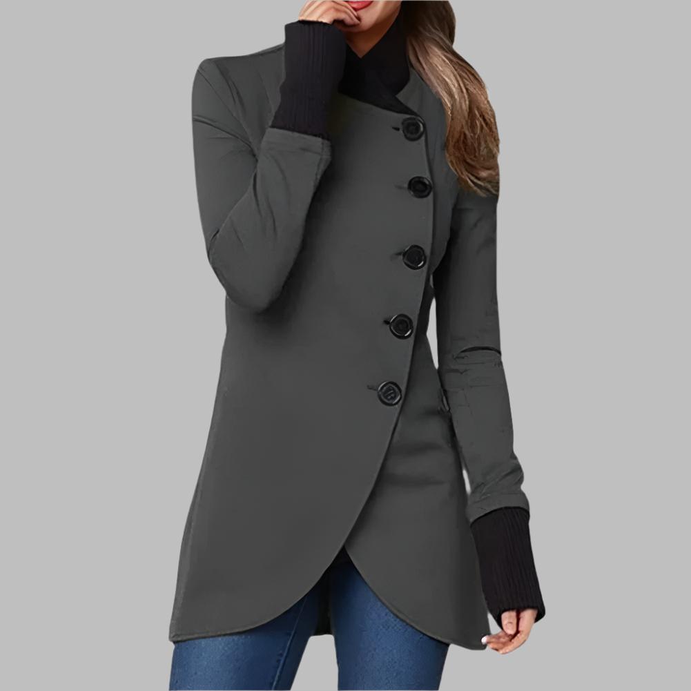 Veste élégante pour femme avec col montant