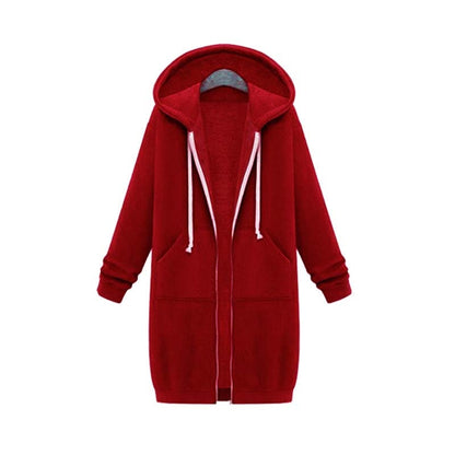Veste femme stylée en design sweat-shirt long