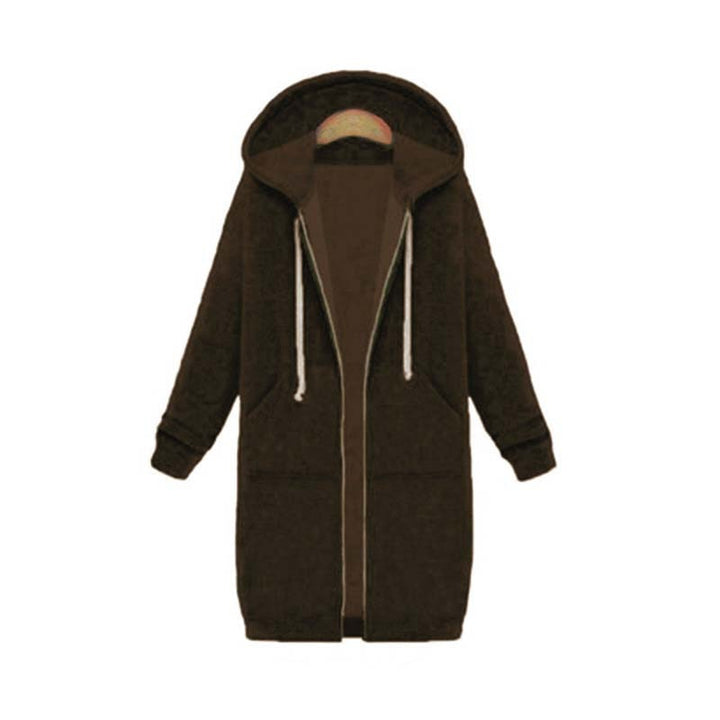 Veste sweat femme longue et élégante