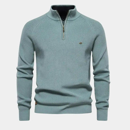Pull homme quart de zip moderne