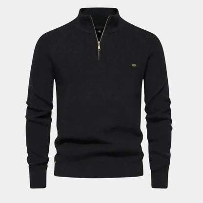 Pull homme quart de zip moderne