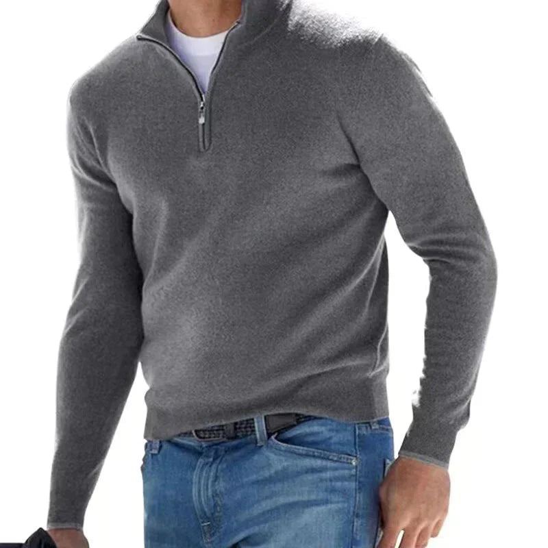 Herren Strickpullover Langarm Warm Modern - IdealeKleiden