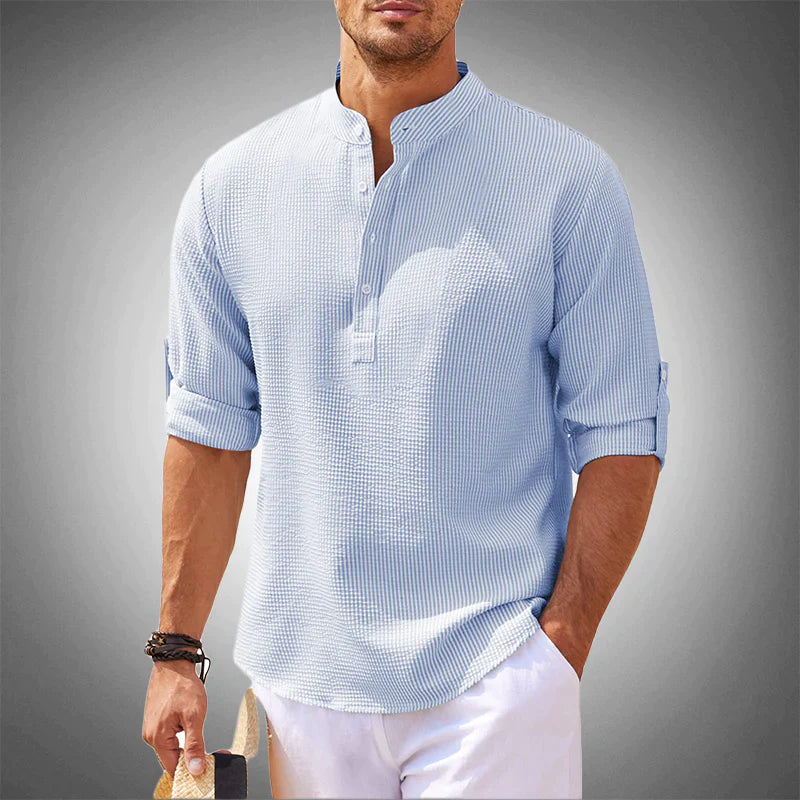 Polo pour homme Confortable respirant Manches longues