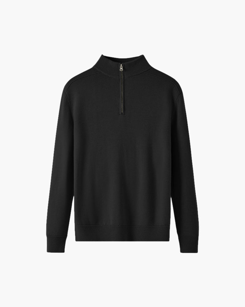 Pull en laine mérinos pour femme avec fermeture éclair