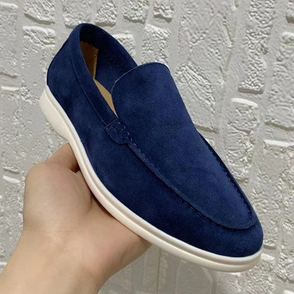 Mocassins confortables pour hommes en daim