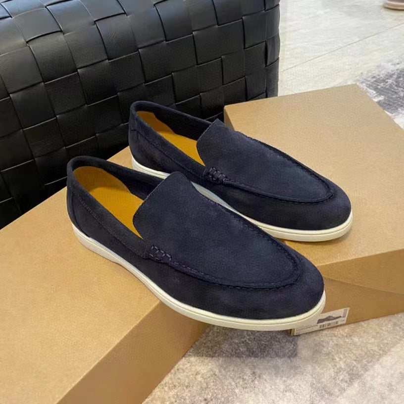Mocassins confortables pour hommes en daim