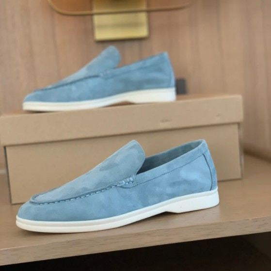 Mocassins confortables pour hommes en daim