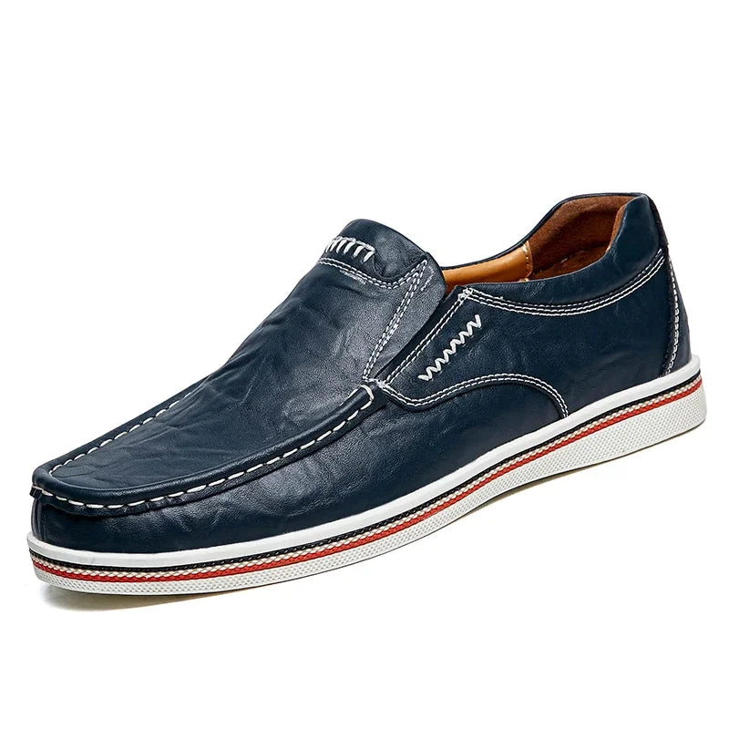 Mocassins en cuir confortables pour hommes