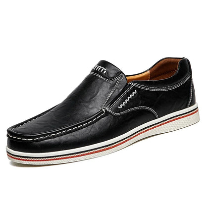 Mocassins en cuir confortables pour hommes