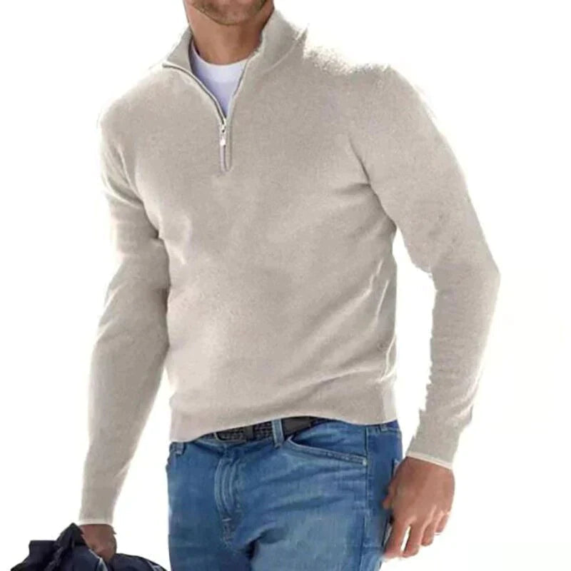 Pull chaud à manches longues pour homme