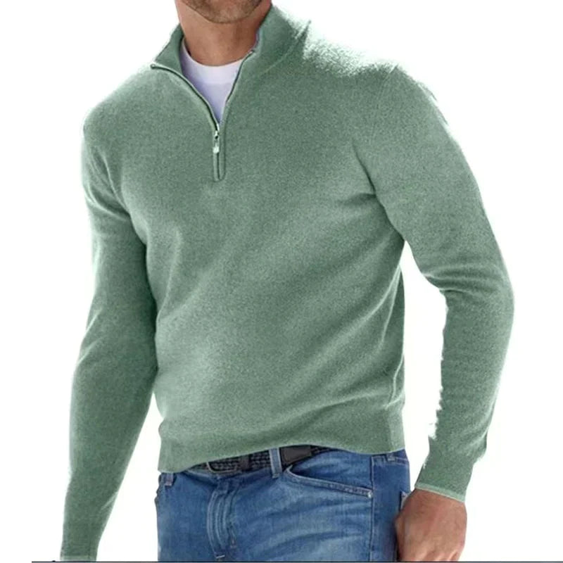 Pull chaud à manches longues pour homme