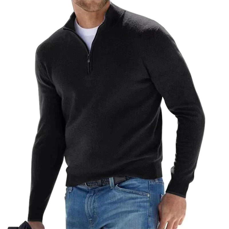 Pull chaud à manches longues pour homme