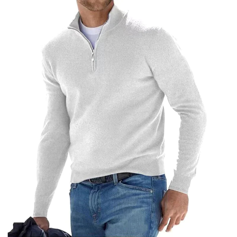 Pull chaud à manches longues pour homme