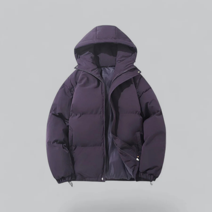 Manteau matelassé douillet unisexe chaud d'hiver