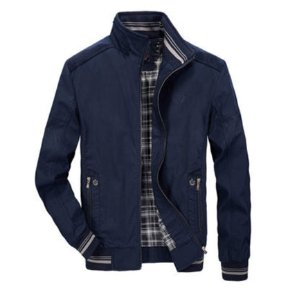 Blouson aviateur homme coupe-vent zippé sportif