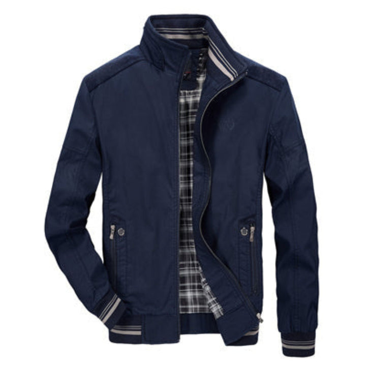 Blouson aviateur homme coupe-vent zippé sportif