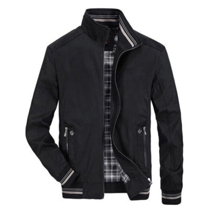 Blouson aviateur homme coupe-vent zippé sportif