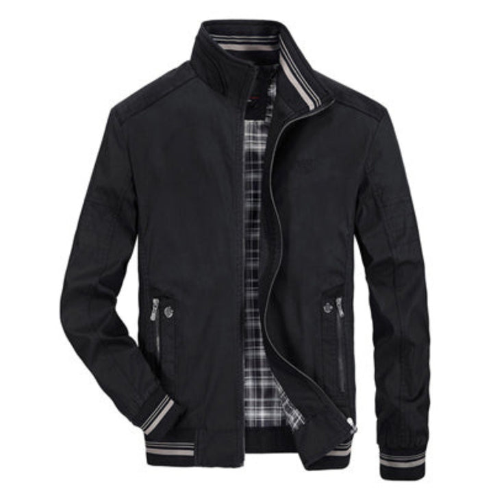 Blouson aviateur homme coupe-vent zippé sportif