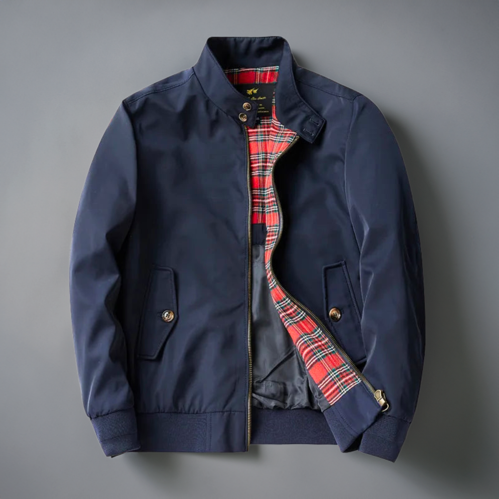 Blouson aviateur homme zippé modèle automne