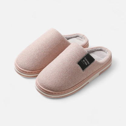 Hommes Chaussons Chaud Hiver Tweed