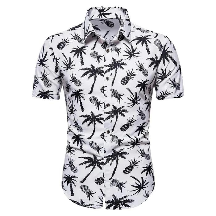 Polo d'été imprimé hawaïen