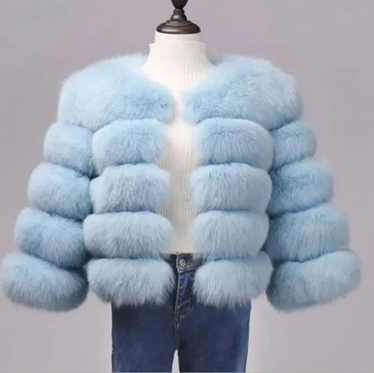 Manteau de fourrure de luxe Design glamour