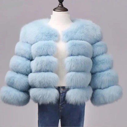 Manteau de fourrure de luxe Design glamour