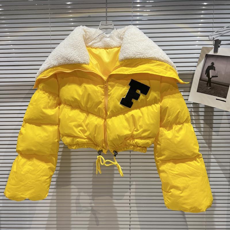 Blouson court style parka rétro pour femme