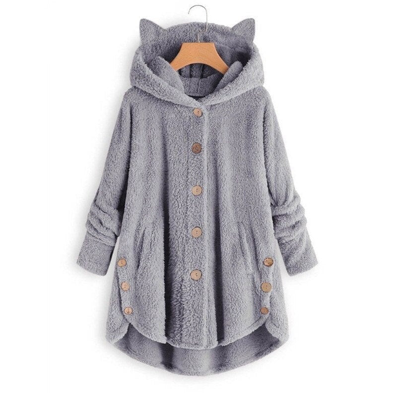 Veste pour chat douce doublée de peluche chaude