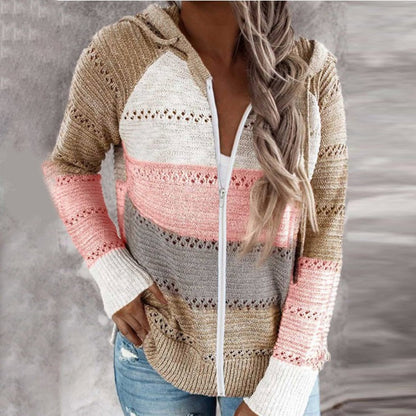 Gilet à capuche stylé pour femme