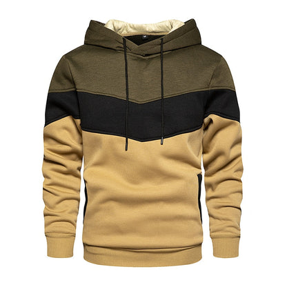 Hoodie homme confortable en coton mélangé