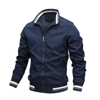 Blouson homme à rayures au design moderne