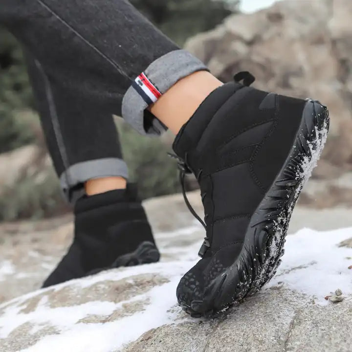 Bottes d'hiver légères Chaussures minimalistes Chaud