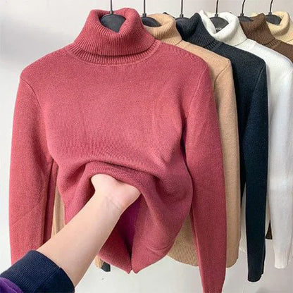 Pull en alpaga doux chaud grande taille