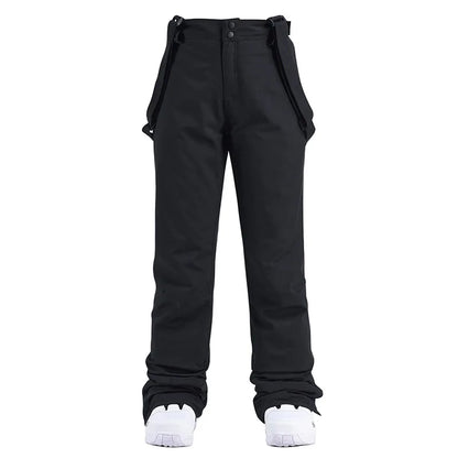 Pantalon de ski unisexe d'hiver à bretelles