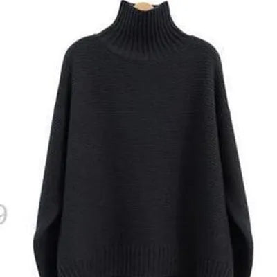 Pulls à Col Roulé Oversize Femme Doux & Confortables
