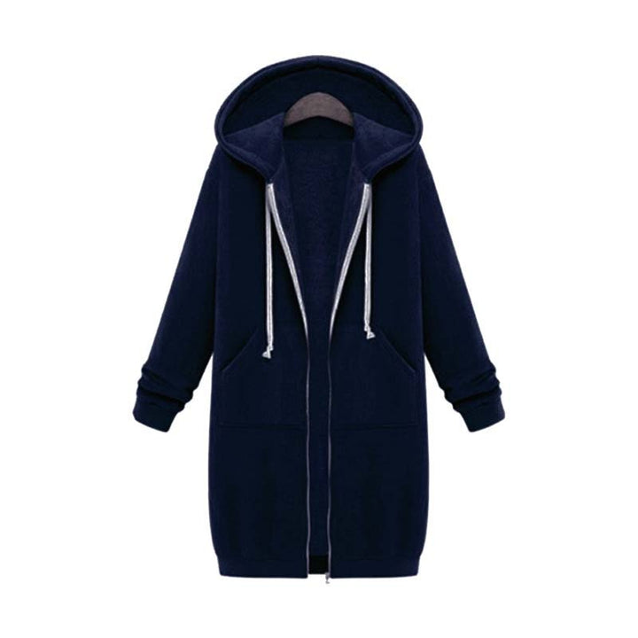Veste sweat femme longue et élégante