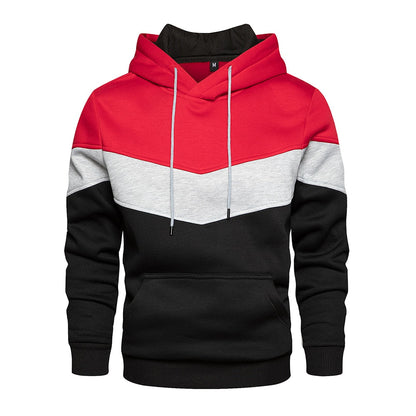 Hoodie homme confortable en coton mélangé