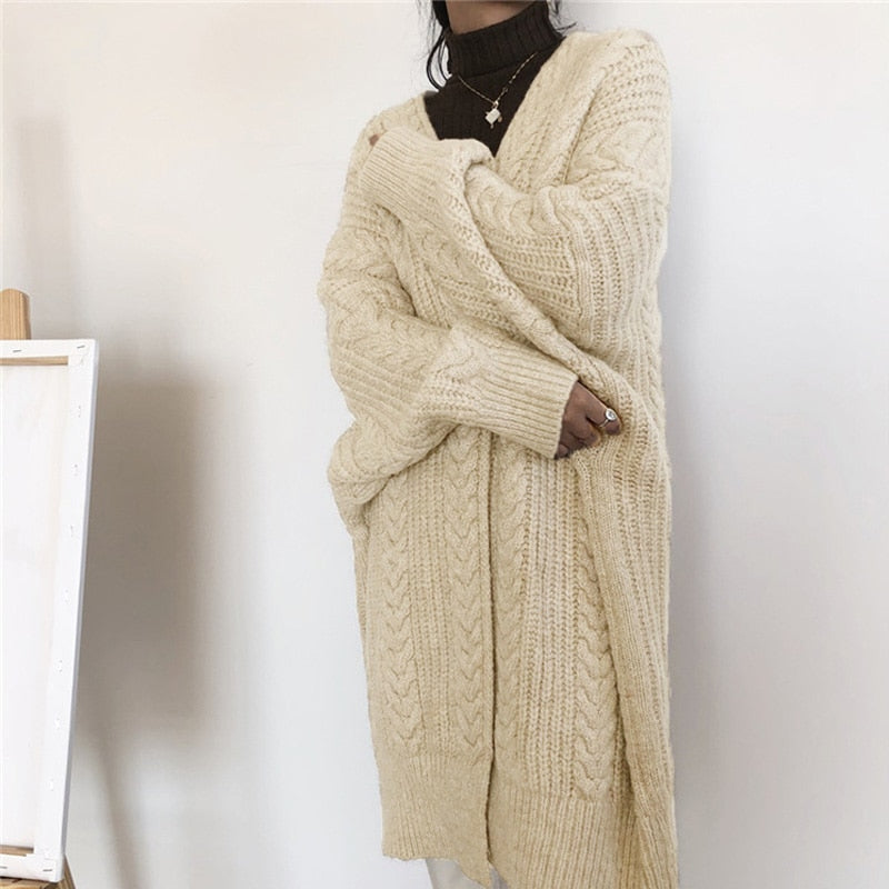 Weiche Wollweste Damen Oversized - IdealeKleiden