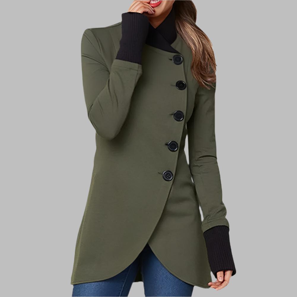 Veste élégante pour femme avec col montant