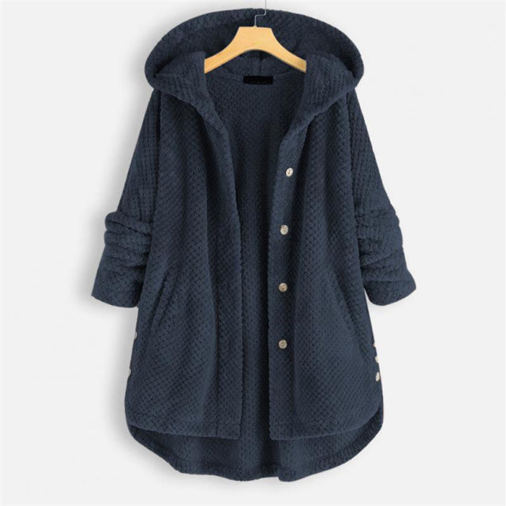 Veste polaire femme douce à capuche