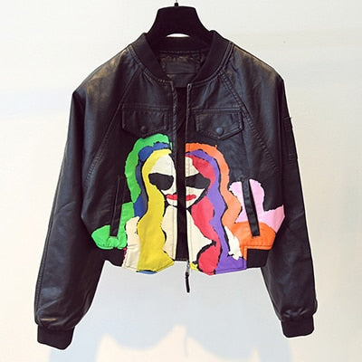 Blouson en cuir tendance Play Too Hard