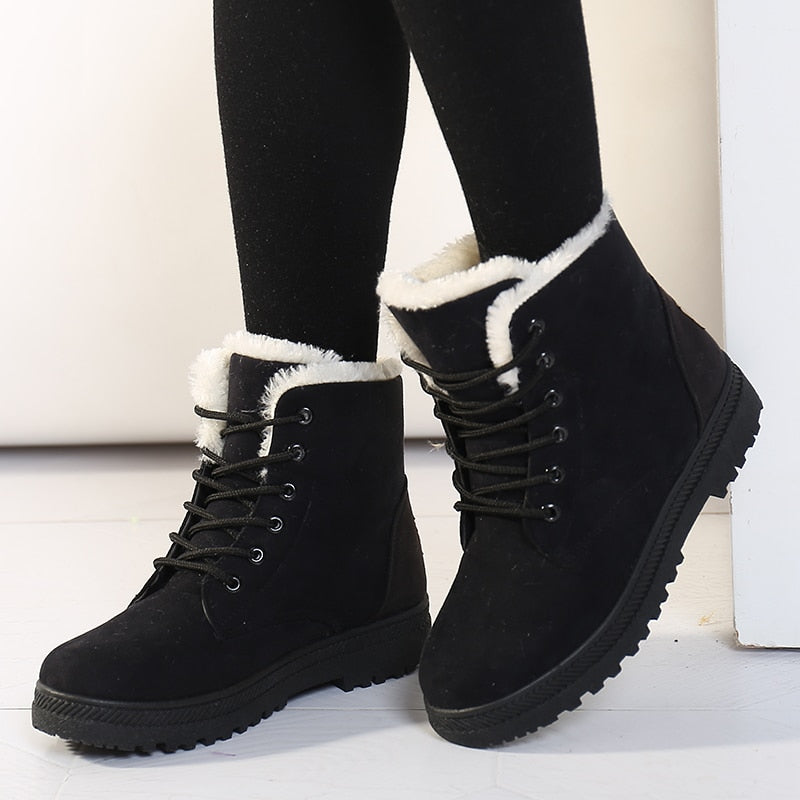Bottes d'hiver confortables Chaussures orthopédiques