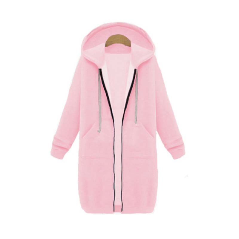 Veste femme stylée en design sweat-shirt long