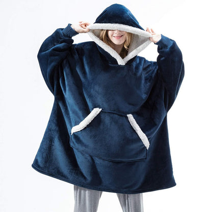 Grand pull à capuche oversize pour femme