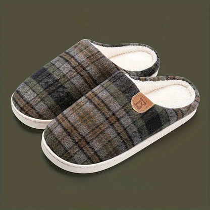 Pantoufles chaudes pour hommes hiver