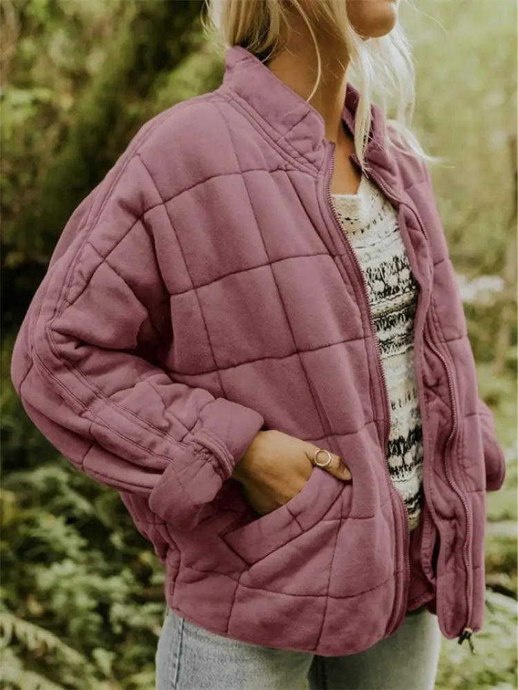 Veste mi-saison femme oversize chaude
