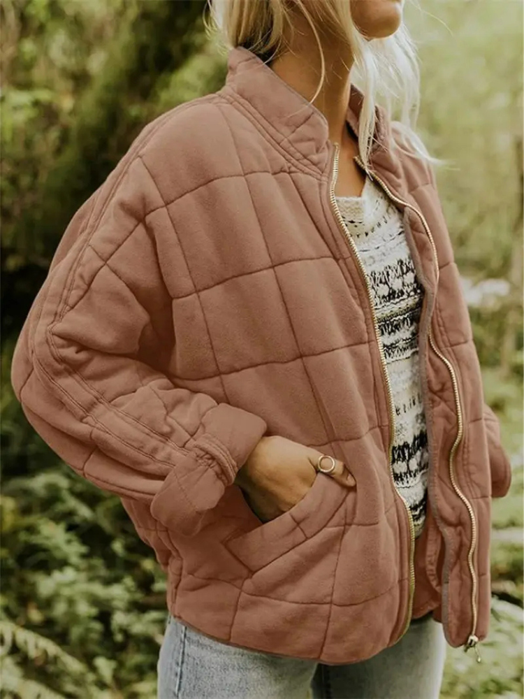 Veste mi-saison femme oversize chaude