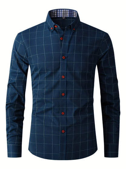 Chemise Oxford homme Slim Fit manches longues