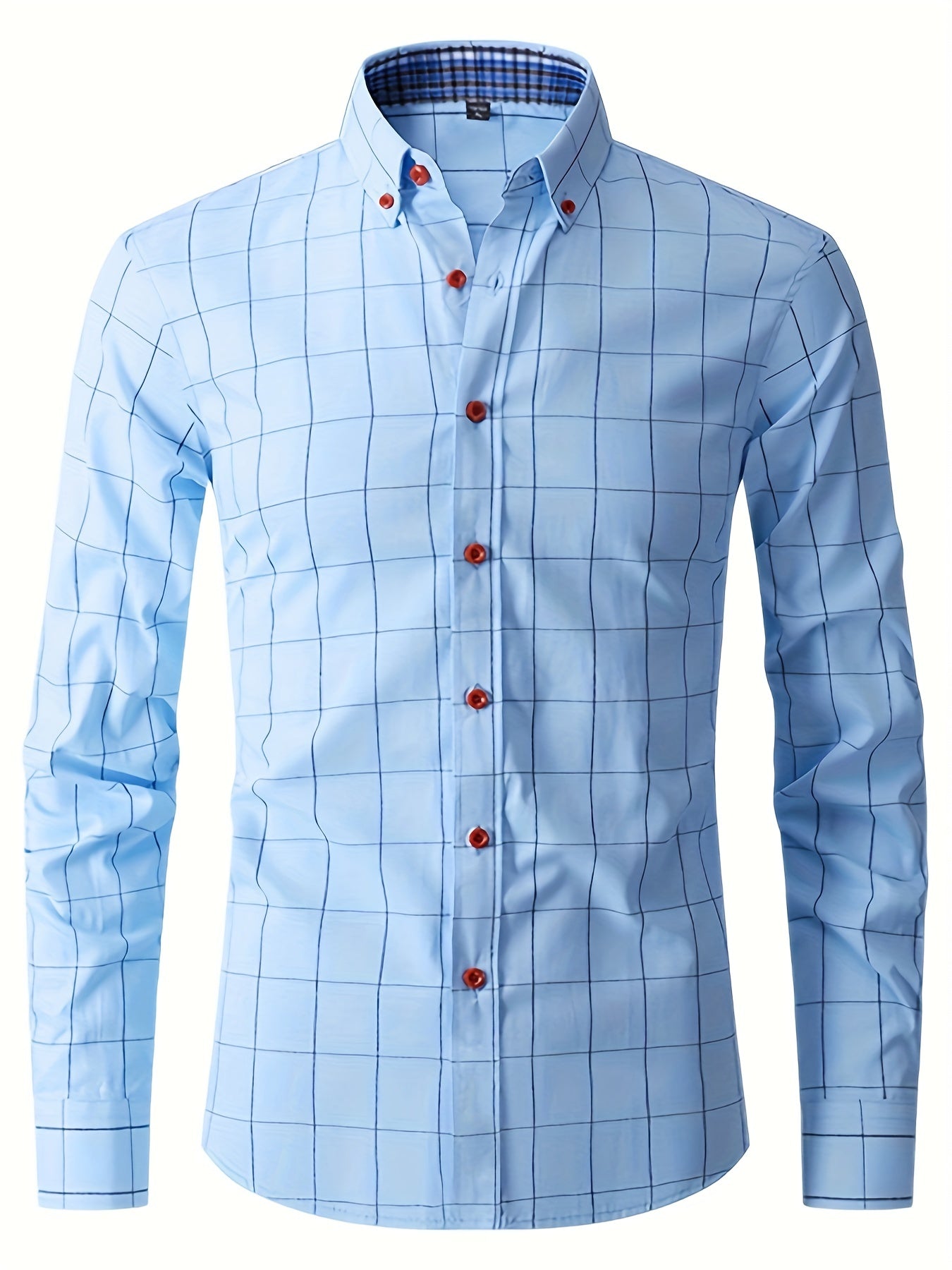 Herren Oxford Hemd Slim Fit Langarm - IdealeKleiden